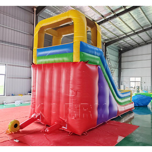 Château gonflable de qualité commerciale avec toboggan pour la location d'événements - Product Image 3