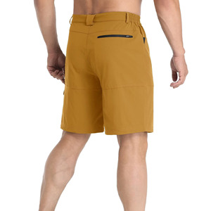 Fabrication de shorts en maille OEM en tissu personnalisé shorts d'entraînement de gymnastique à séchage rapide shorts de fitness multi-poches pour hommes - Product Image 2