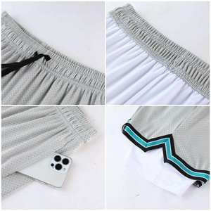 Verano personalizado buena calidad pantalones cortos de malla para Hombre Pantalones cortos de gimnasio para hombres al aire libre ejercicio baloncesto pantalones cortos trajes de hombre - Product Image 3