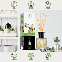 Difusor de Aromas Aromatika Jasmine 500ml con Aceite Esencial Natural, Libre de Ftalatos, Ecológico, Aroma Floral Fresco y Duradero para Habitaciones
