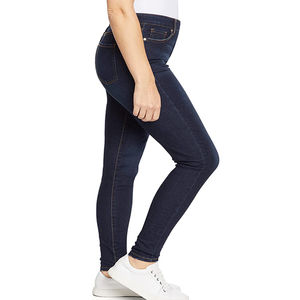 Pantalones Vaqueros de Mezclilla para Mujer de Alta Calidad, Lavados, de Secado Rápido, Transpirables, Resistentes al Viento, de Cintura Alta, con Logotipo Personalizado, Talla OEM, Casuales - Product Image 3