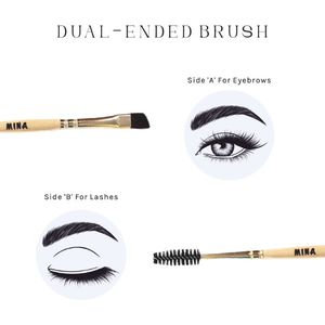 Kit de teinture pour taches liquides OEM à prix de gros Kit de cils à double tête longue durée à base de plantes pour sourcils et cils - Product Image 3