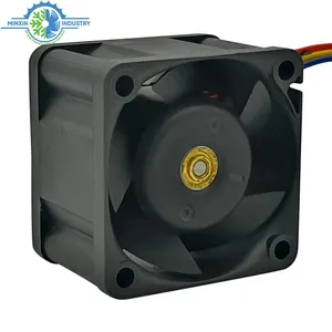 12V 4028B Axial Flow Industrial BLDC Low Noise Fan 40x40x28mm Suitable for VR Gear Aquarium Roku Routers Raspberry Pi Cosplay