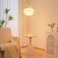 Lustre LED moderne en acrylique 50x50cm 24W, contrôle par interrupteur, blanc froid, finition bois, IP54, Ra90, dimmable 6000K, câblage direct, pour salon et projets