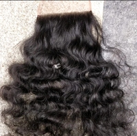 5x5 Body Wave Curly 13x4 Virgen Cutícula Alineada Raw Indian Temple HD Transparente Cierre de encaje completo Extensiones de cabello frontal