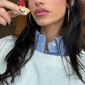 Sweat-shirt à col rond à manches chauve-souris en tricot de coton/spandex pour femmes, personnalisé avec broderie sur le devant, écologique, hiver 2025 - Product Image 3