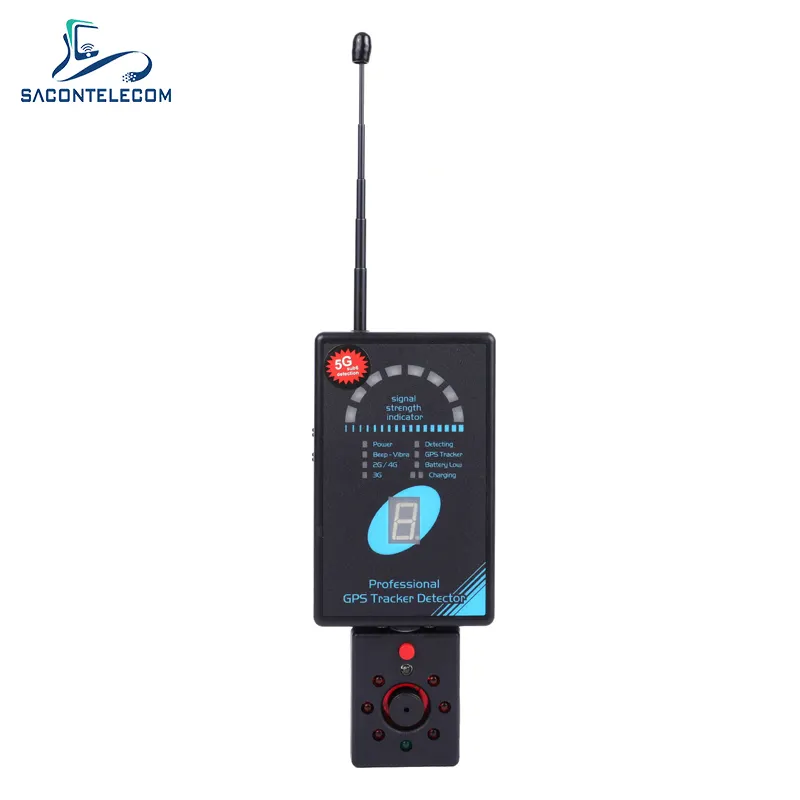 Detektor pelacak GPS, penemu 5G 2G 3G 4G 5V DC Power Bank deteksi sinyal GPS 8 Leds
