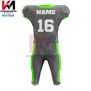 Vente en gros d'uniformes de football américain personnalisés Maillots d'équipe personnalisés pour hommes et jeunes Respirant Durable Haute Performance - Product Image 3