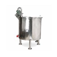 Réservoir de fabrication de sirop de sucre hygiénique en acier inoxydable Sri Brother Enterprises avec moteur multi-tension (220V-500V) et garantie de 2 ans