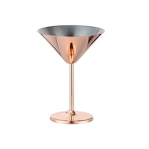 Fabuleux Design 2025 gobelet à vin ensemble de deux verres à vin à cocktail décoratifs en acier inoxydable d'excellente qualité pour bar et club - Product Image 6