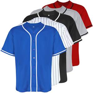 Maillot de baseball personnalisé 100% polyester de haute qualité dernier maillot de sublimation imprimé de vêtements de sport en gros pour hommes - Product Image 1