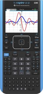 Calculatrice graphique couleur TI-Nspire CX II CAS de Texas Instruments avec logiciel pour étudiants - Product Image 1