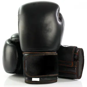 Günstiger Preis Benutzer definierte Muay Thai Box handschuhe Echtes Rindsleder Profession eller Wettbewerb 100% Maßge schneiderte Box handschuhe