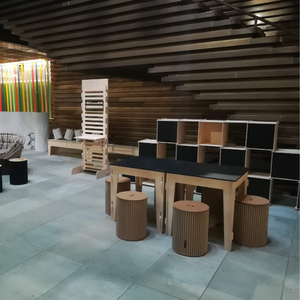 Fornitore moderno della sedia dello sgabello da Bar della mobilia del cartone di Made in Italy per la mobilia delle scrivanie dell'ufficio domestico - Product Image 4