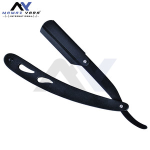 Rasoirs Matt Black Swing Lock Salon Rasoirs de barbier Rasoirs de barbier droits Fabricant de produits de barbier en métal Rasoirs en vrac - Product Image 5