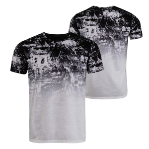 Camiseta de sublimación de ajuste seco para hombre con impresión personalizada UPF 50 + directa de fábrica para eventos de maratón 100% algodón para hombres - Product Image 6