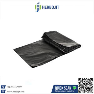 Grands sacs noirs en PEHD de super qualité derniers sacs à ordures en plastique personnalisés à prix compétitif poignée d'étanchéité de valve - Product Image 6