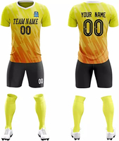 Vêtements de football personnalisés en gros, design sublimé, 100% polyester, légers, séchage rapide, shorts unisexes, style américain classique