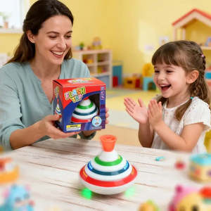 Toupies magiques avec effets lumineux et gyroscopiques, fabriquées en plastique durable - Product Image 5