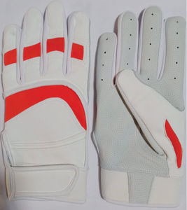 ถุงมือตีเบสบอลแบบมืออาชีพ หนังคาเบรตต้าเนื้อนุ่ม ทนทาน ปรับได้ สีชมพู สีฟ้า ข้อมือสั้น กันลื่น - Product Image 2