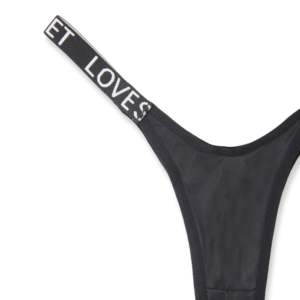 Wholesale Women Sexy Secret Love Lace Comfortable Breathable Women's Panties With Elastic Printing Customized - Product Image 5