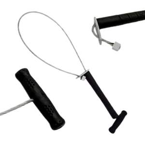 Outil de retenue de porc chromé de 18 pouces pour les agriculteurs et les experts en contrôle des animaux - Product Image 5