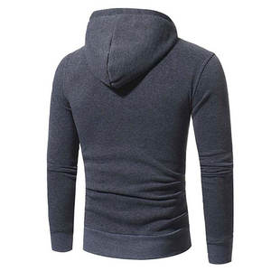 Sweat à capuche d'hiver pour homme le plus vendu, avec logo personnalisé, 100 % polyester/coton, motif écossais, polaire respirant, grandes tailles - Product Image 3