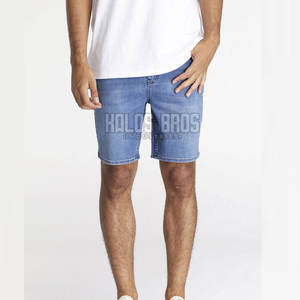 Top tendance hommes décontracté toile jean Shorts 100% coton solide conseil Shorts motif taille moyenne conception personnalisée Offre Spéciale Pakistan - Product Image 1