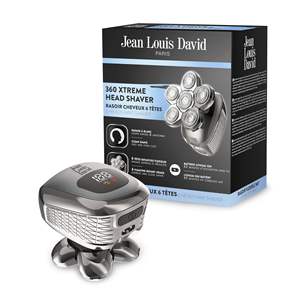 Tondeuse à cheveux flexible à 6 têtes avec batterie au lithium rechargeable, rotation à 360 degrés pour le rasage du visage, coupes courtes et uniformes, usage quotidien pour hommes, USB - Product Image 6