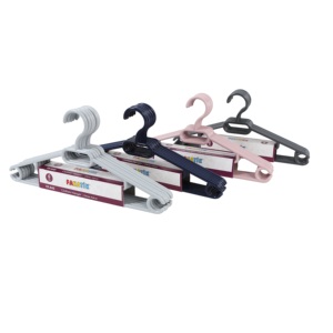 Durable Multicolor Plastic Multifunctional Clothes Hanger Home Use <b>Laundry</b> Drying Rack with Organizer Wardrobe Space Appropriate - Product Image 2