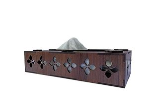 กล่องทิชชู่ไม้แกะสลักสไตล์วินเทจสำหรับเป็นของขวัญที่ใส่กระดาษทิชชู่จากไม้อะคาเซียธรรมชาติเนื้อเรียบจากโซนงานฝีมือส่งออก - Product Image 5