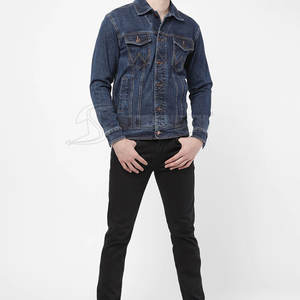 เสื้อแจ็คเก็ตยีนส์ผู้ชายสำหรับขายออนไลน์ ขายดี คุณภาพพรีเมียม เสื้อแจ็คเก็ตยีนส์อุ่นสบายสำหรับฤดูหนาว - Product Image 4