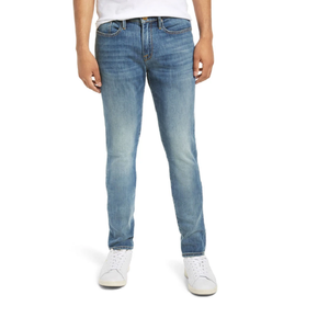 Pantalon en jean extensible pour homme, taille moyenne, fermeture éclair, décontracté, coupe classique, grande taille, qualité supérieure, Sweat-shirt confortable et personnalisé - Product Image 6