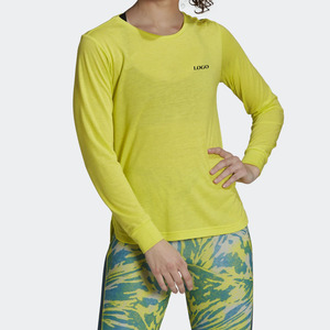 Chemise pour femme à manches longues et col rond, design décontracté, coupe confortable et détendue, haut tendance pour tous les jours, look urbain moderne - Product Image 5