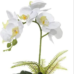 THAOF-023批发价格人造花人造兰植物家居装饰品