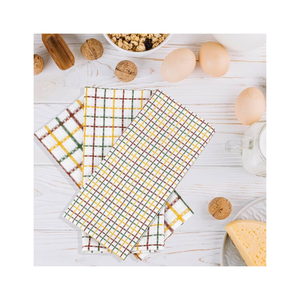 Luxury Collection 100% Cotton Checks Embroidered Handmade Lightweight Sustainable Quick Dry Recyclable Bulk Order Golf <b>Tea</b> <b>Towel</b> - Product Image 6