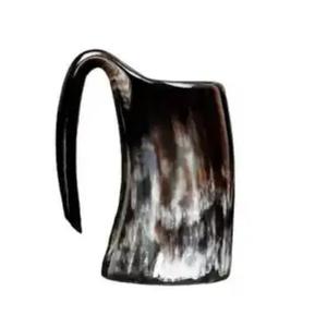 Tasse à boire de bière en corne de buffle de style viking Design américain pour les fêtes Artisanat indien Grossiste avec artisanat naturel - Product Image 2