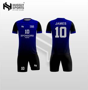 Ropa de fútbol para hombres Diseño de logotipo personalizado Precio al por mayor Uniformes de fútbol propios En stock - Product Image 4