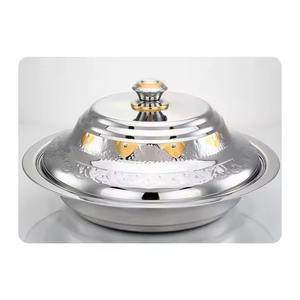 Cazuela Brillante Con Perilla Dorada Fantástico Plato Para Servir Comida Para Arroz Y Salsa Ideal Para Cualquier Ocasión - Product Image 4