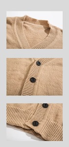 Suéteres de Invierno para Hombre de Alta Calidad, 100% Lana, Fabricante OEM, Anti-Pilling, Anti-Encogimiento, Logotipo Frontal - Product Image 5