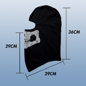 Fabricant de masques complets personnalisés bon marché Skimask avec logo personnalisé masque de ski crâne à un trou cagoule - Product Image 6