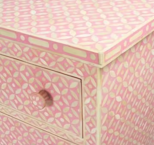 Grand Bone Inlay Appeal Home Muebles decorativos de lujo Pieza de Crescent Crafts - Product Image 3