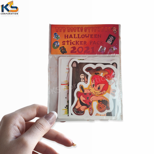 Pegatinas de vinilo personalizadas de alta calidad, impermeables, troquelado con logotipo personalizado, con paquete de pegatinas decorativas - Product Image 6