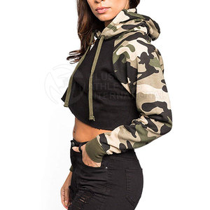 Sudadera Corta con Capucha Personalizada con Logotipo para Mujer, Sudadera Corta Informal para Mujer, Ropa Casual para Mujer 2026, Hecho en Pakistán - Product Image 3