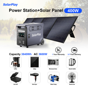 <span class=keywords><strong>Estación</strong></span> de Energí<span class=keywords><strong>a</strong></span> Portátil de 3600W 3840Wh con MPPT, Panel Solar de 400W, Baterí<span class=keywords><strong>a</strong></span> Externa, Compatible con Automóviles, Envío Gratuito <span class=keywords><strong>a</strong></span> EE. UU. y la UE, para Respaldo Doméstico y Camping al Aire Libre - Product Image 1