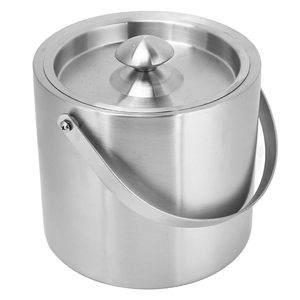 Seau à glace en acier inoxydable isolé à double paroi de haute qualité en métal de qualité supérieure pour seaux à champagne Direct Leader Supply - Product Image 1