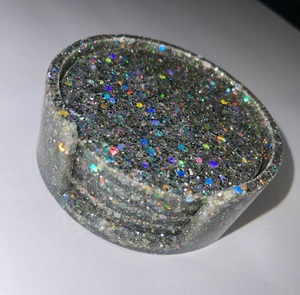 Posavasos Redondo de Resina de Lujo Personalizable de Alta Calidad, 10 mm, Multicolor, Decoración para el Hogar, por Unique Craft India Quality Mats & Pads - Product Image 3