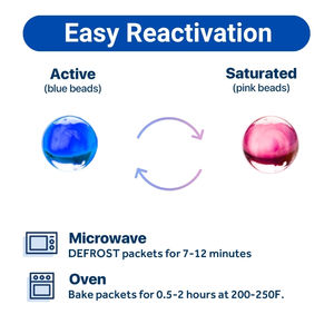 Blue Silica Gel 2g Desiccant for Electronics & Paper <b>Chemicals</b> Protects Items From Humidity-Best Dry Brand - Product Image 2