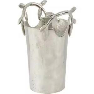Cubo de hielo de metal nuevo con capacidad personalizada, forma redonda chapada en cobre para fiesta de boda, uso de refrigeración de vino empaquetado en cartón - Product Image 4