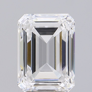Rising <b>Diamond</b> 5.75 Ct Emerald Cut Lab Grown <b>Diamond</b> F Color VVS2 Clarity Laser <b>Drilled</b> IGI Certified for Jewelry Making - Product Image 1
